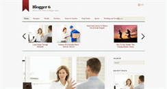 Desktop Screenshot of blogger6.com